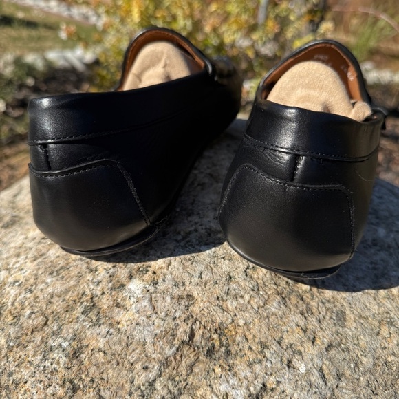 Allen Edmonds Men\'s Black Supersport Mock Toe Penny Loafer Sz 9.5D Leather $300